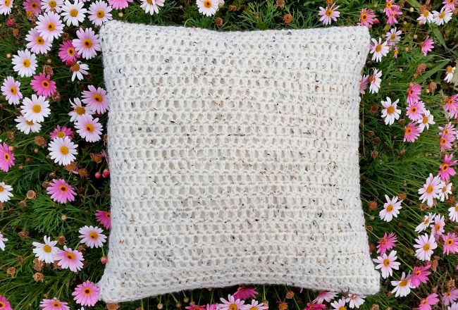 Chunky Crochet Cushion Cover