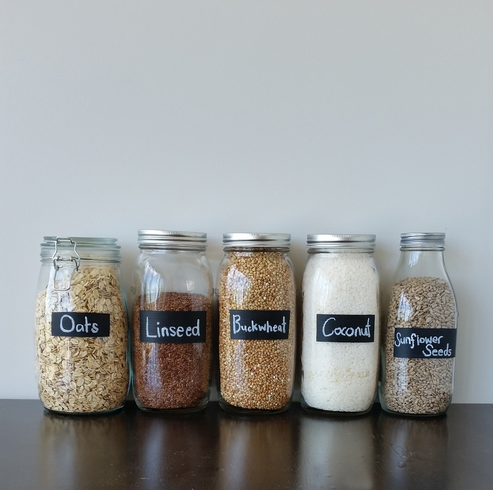 DIY Project | Painted Chalk Labels on Glass Jars