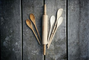 GIFT IDEA | Decorated Wooden Kitchen Utensils