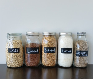 DIY Project | Painted Chalk Labels on Glass Jars