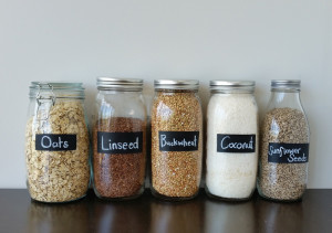 DIY Project | Painted Chalk Labels on Glass Jars