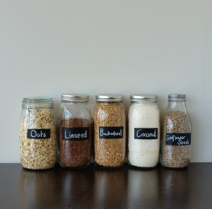 DIY Project | Painted Chalk Labels on Glass Jars
