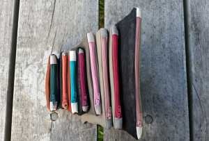 DIY Project | Leather Purse w Zip Tabs