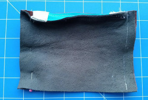 DIY PROJECT | Recycled Leather Zip Purse With Zip Tabs - Makes For Neater Zip