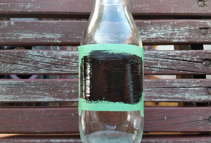 Painted Chalk Labels on Glass Jars