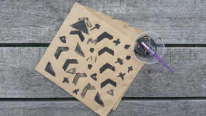 Hand Painted Gift Wrap