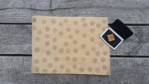 Hand Painted Gift Wrap