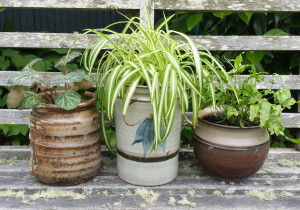 Upcycled Ceramic Jars to Plant Pots
