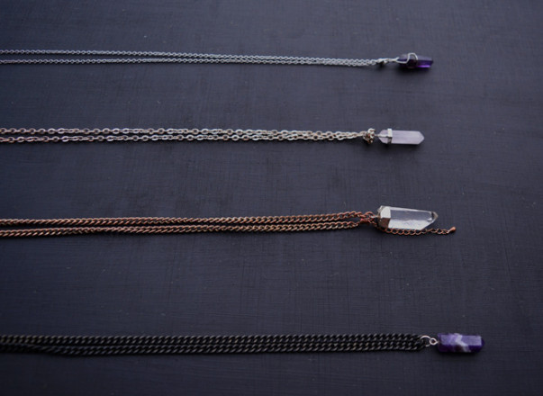 DIY Crystal Necklace