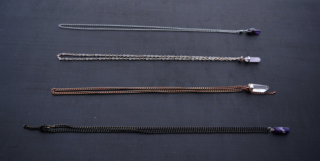 DIY Crystal Necklace