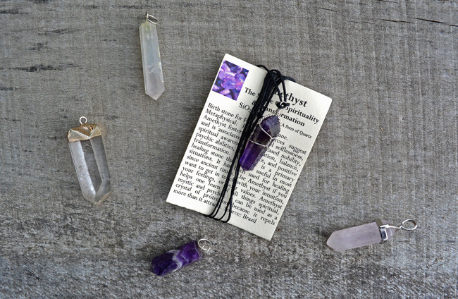 DIY Crystal Necklace