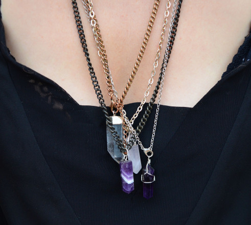 DIY Crystal Necklace