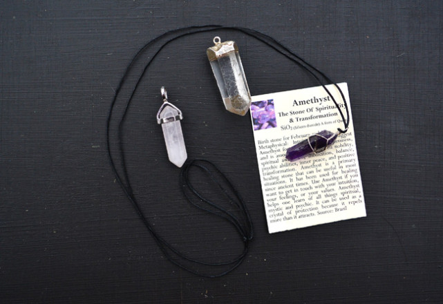 DIY Crystal Necklace