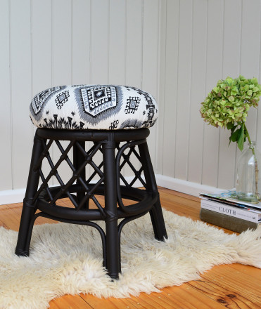How to Reupholster a Stool - The Easy Way