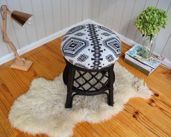 How to Reupholster a Stool - The Easy Way