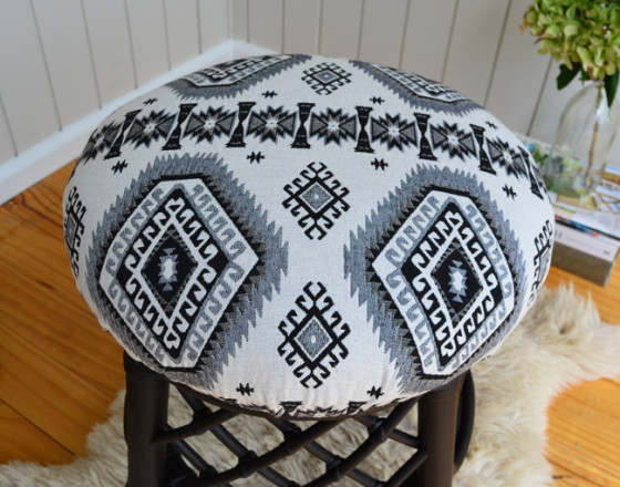 How to Reupholster a Stool - The Easy Way